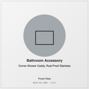 Corner Shower Caddy, Rust-Proof Stainless