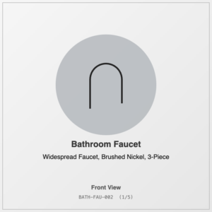 Widespread Faucet, Brushed Nickel, 3-Piece