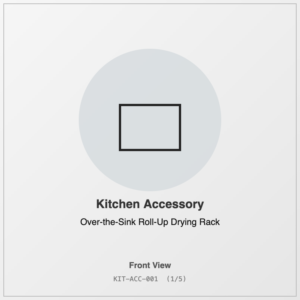 Over-the-Sink Roll-Up Drying Rack