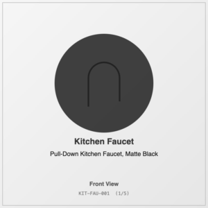 Pull-Down Kitchen Faucet, Matte Black