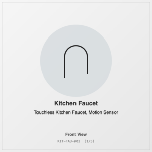 Touchless Kitchen Faucet, Motion Sensor